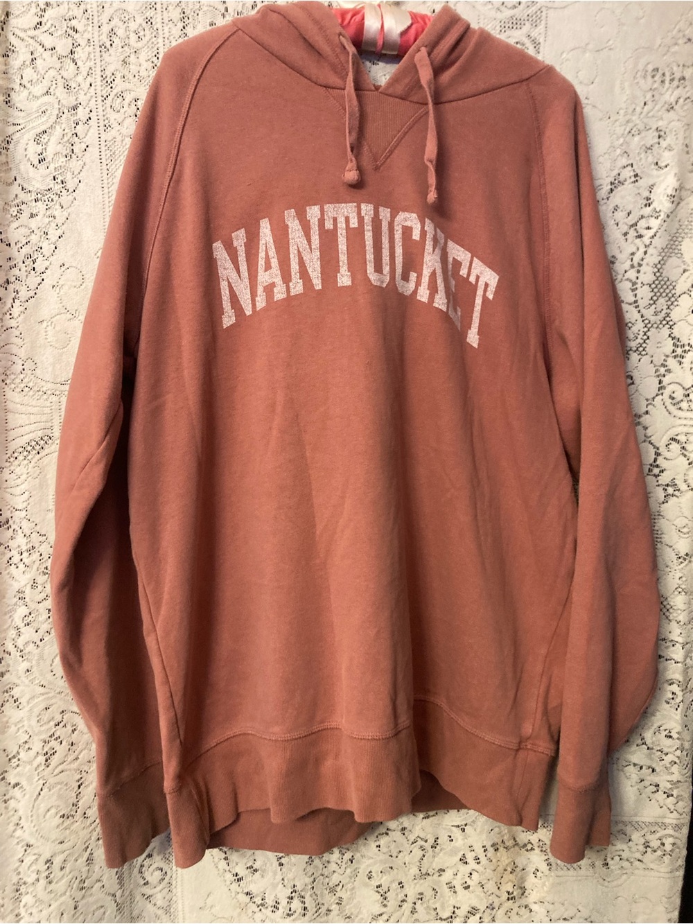 OUTTA TOWN NANTUCKET Earthtone/Clay Hoody (L)